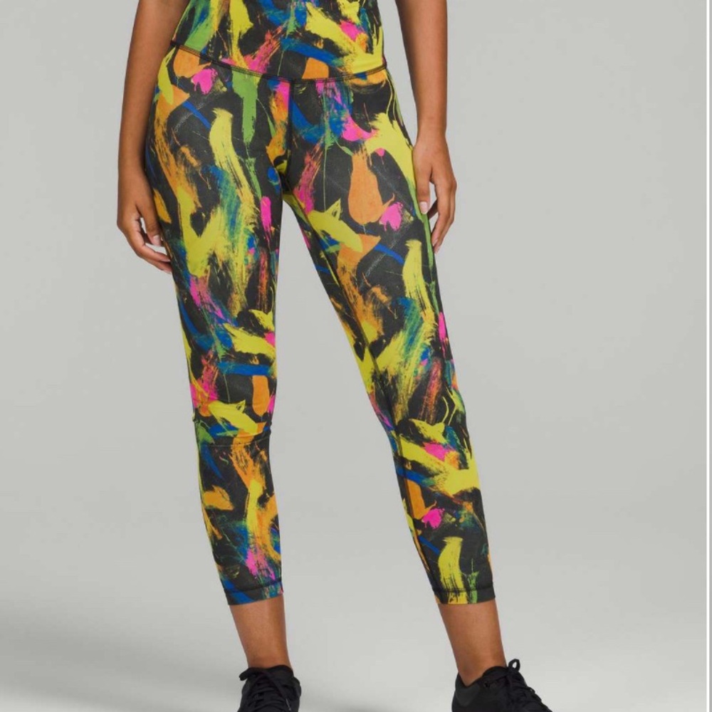 lululemon athletica Multicolor Abstract Leggings
